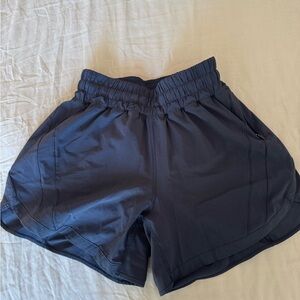 Lululemon track that high rise lined 5” shorts